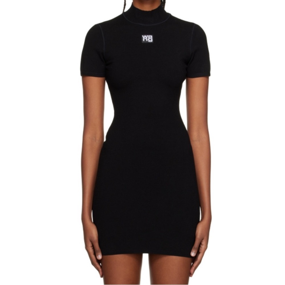 Alexander Wang Black Fitted Mini Dress